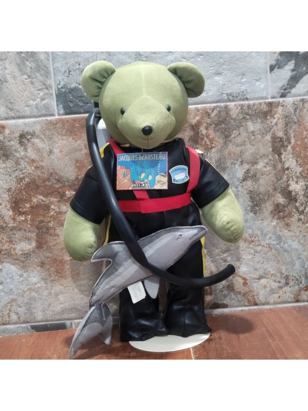 Jacques Bearsteau Plush Toy North American Bear Company VIB 1994